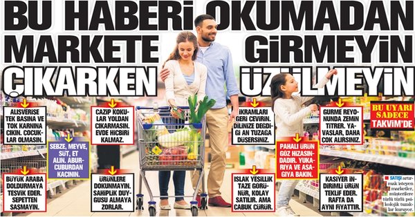 Turkish pro-gov't daily advises against grocery shopping while hungry to battle inflation 1