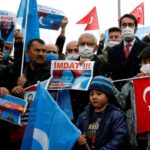 Uighur Muslims protest in Turkey as Chinese foreign minister visits 3