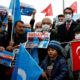 Uighur Muslims protest in Turkey as Chinese foreign minister visits 27