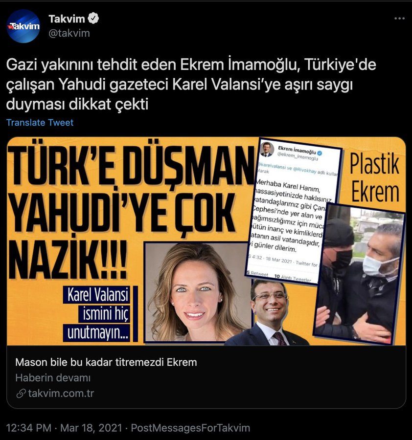 Pro-gov’t daily targets Turkish journalist in antisemitic attack 1