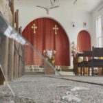 Turkish bombardment damages church in Duhok village, terrifying villagers 2