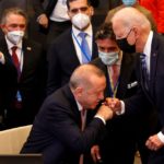 Biden shares awkward fist-bump with Turkey’s Erdogan at NATO summit 2