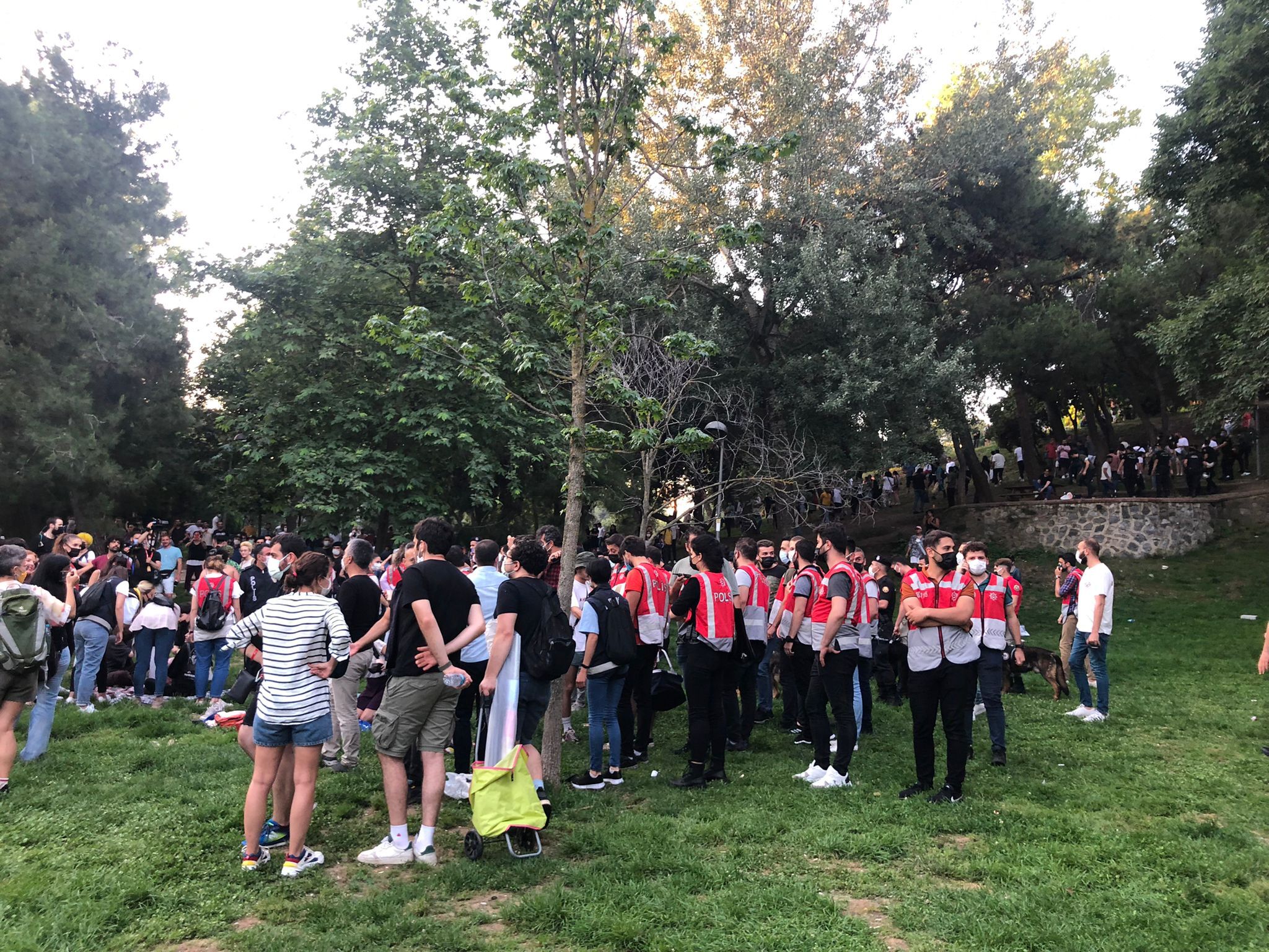 Police use force to disperse attendees of Pride Week picnic in İstanbul's Maçka Park 1