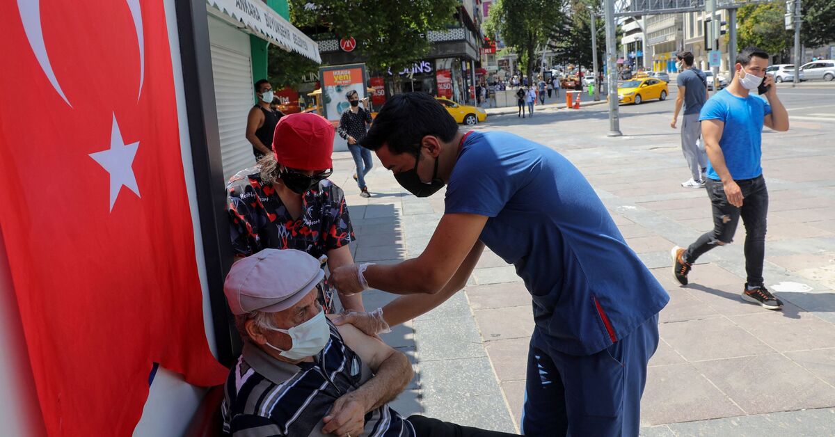 Turkey records highest daily virus toll since mid-May