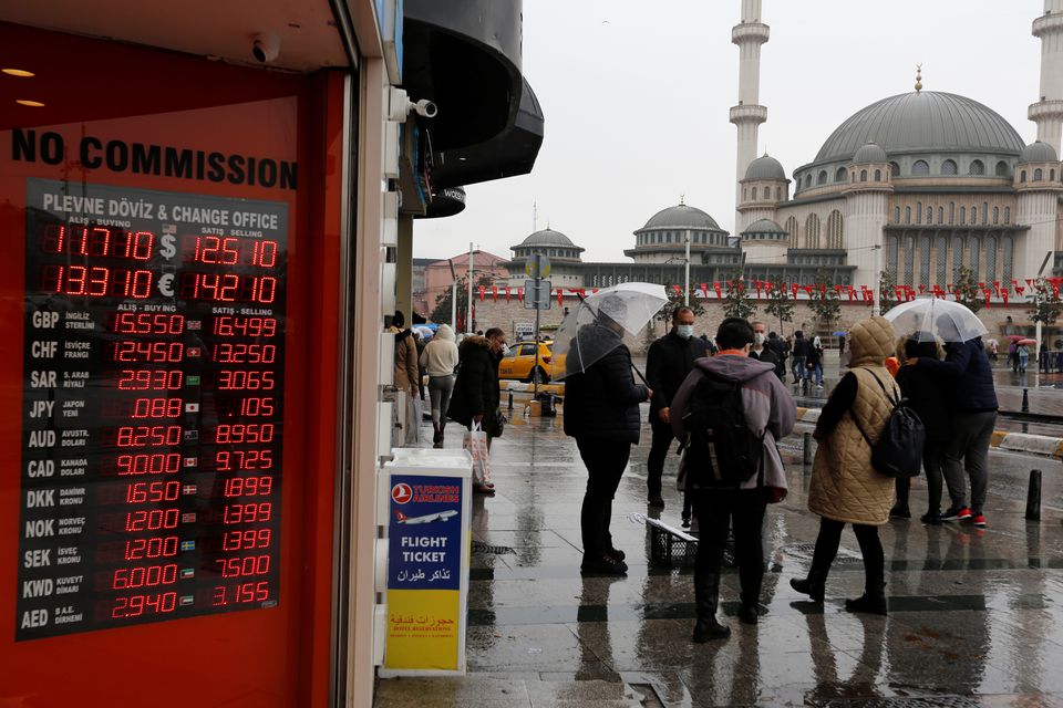 Turkey's top 'economist' orders probe into Turkish lira's slump 98