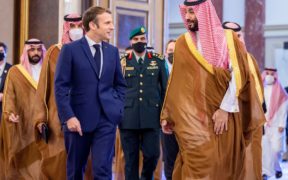 In Khashoggi’s shadow, France’s Emmanuel Macron meets with Saudi crown prince in final Gulf stop 17