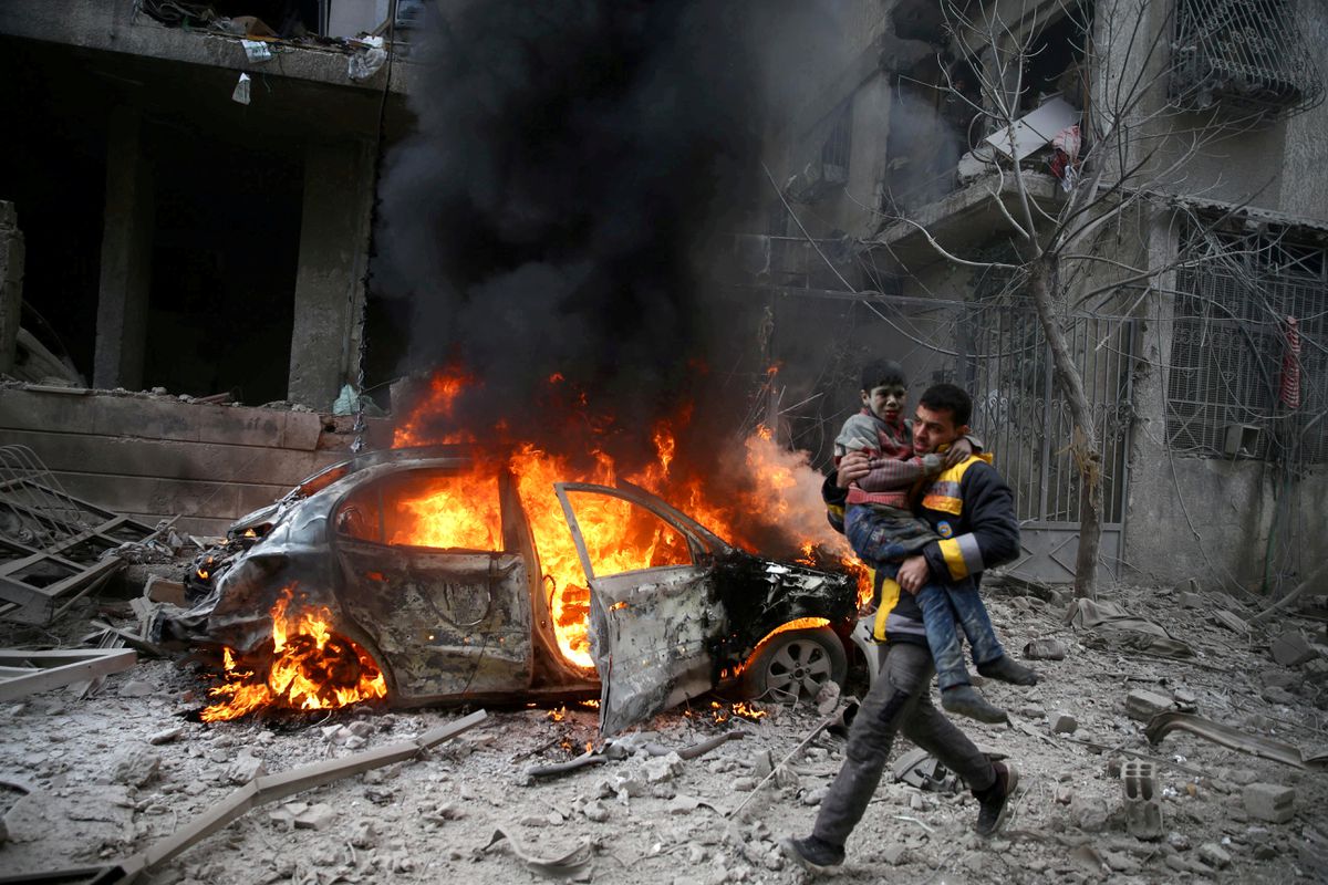 Two years of stalemate show a military solution in Syria is an illusion, says UN envoy 1