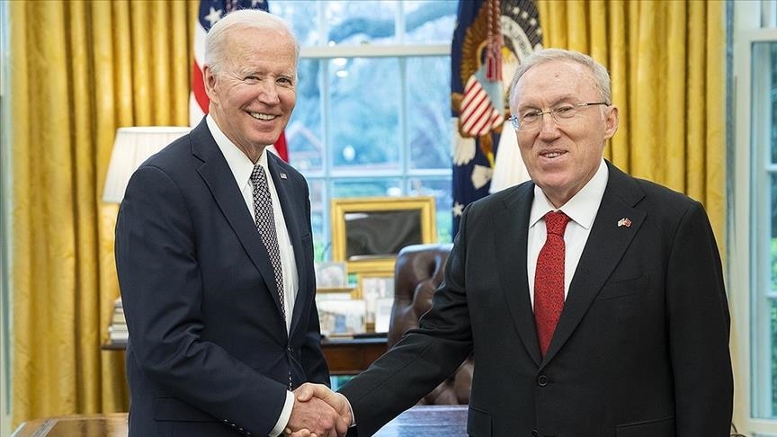 Biden receives Turkish ambassador at White House 1