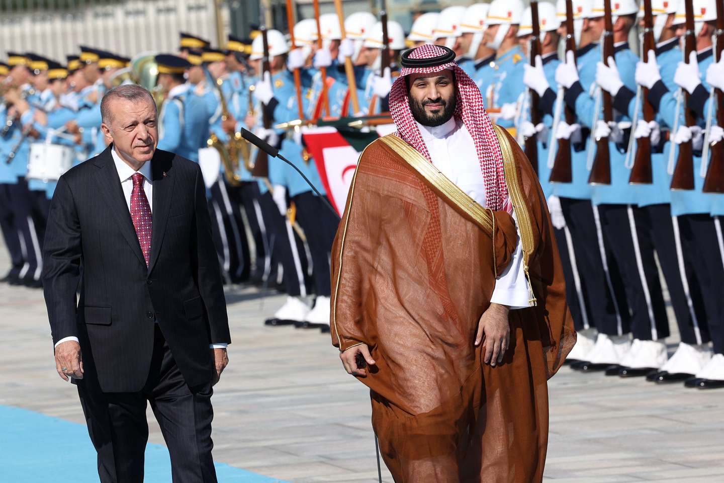 Le président turc Erdogan et le prince héritier saoudien  Ben Salman affichent une entente « parfaite » en Turquie