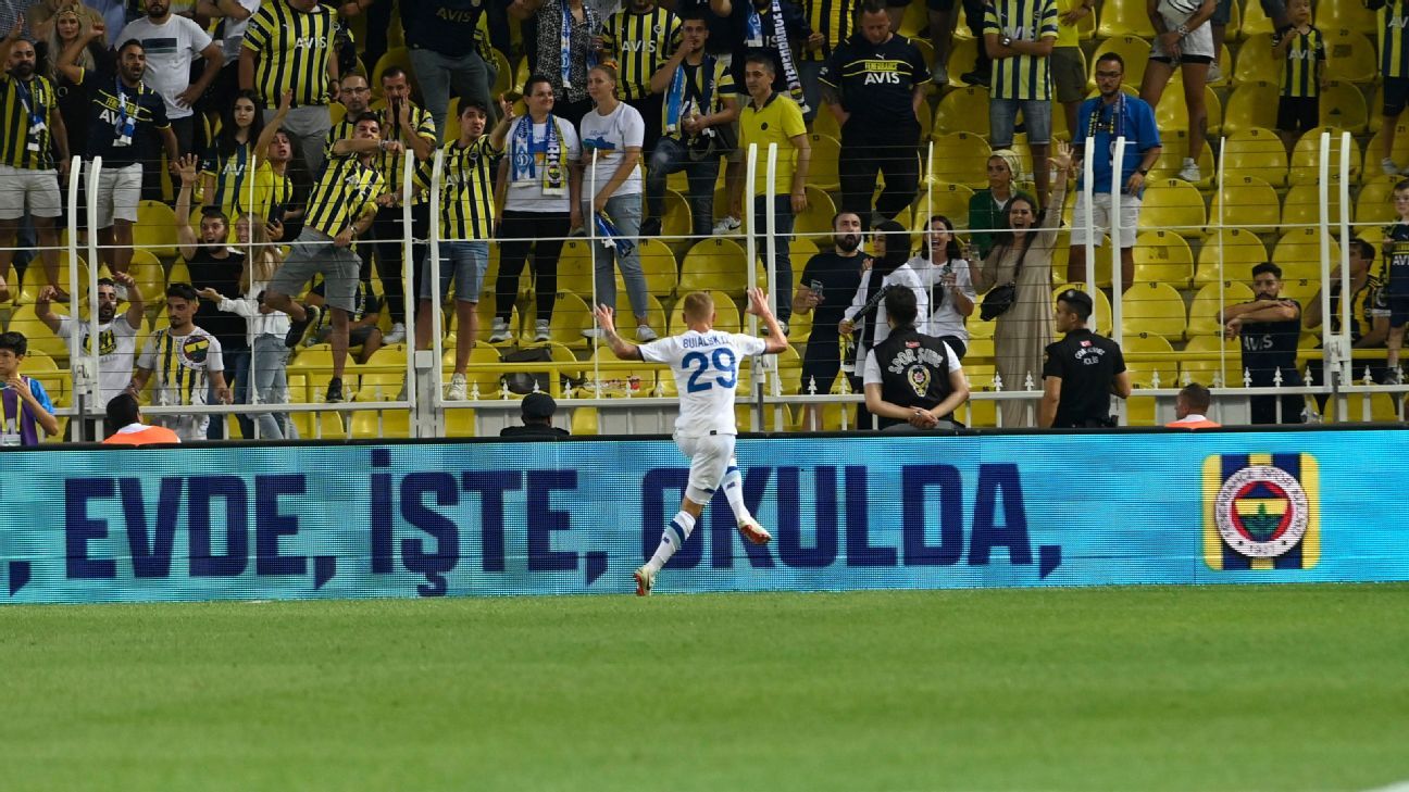 UEFA to investigate Fenerbahce over 'Putin' chant against Dynamo Kyiv in Champions League qualifier 2