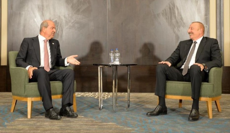 Aliyev shows support in a first meeting with Turkish Cypriot leader 4