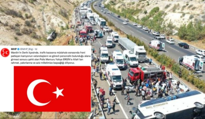 Turkey: Party expresses condolences only on police officer's death, ignores other crash victims 6