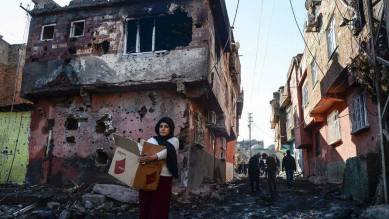 Football club fans protest festival in destroyed Kurdish historical district