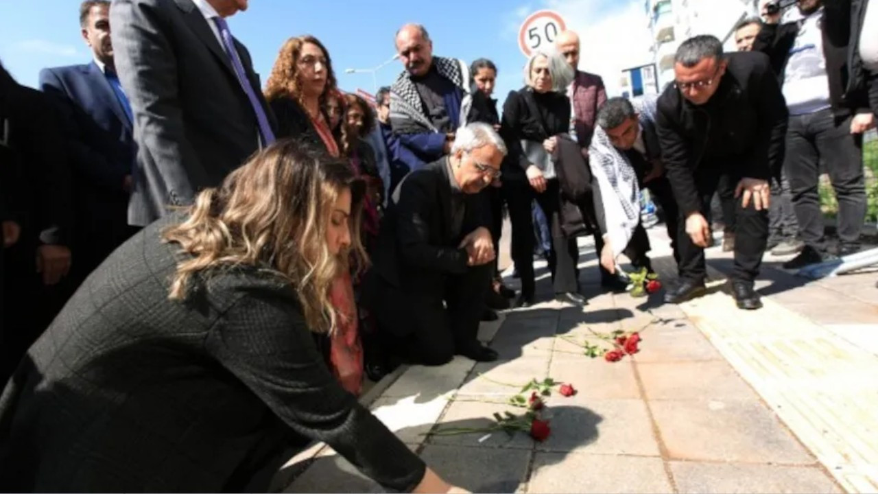 Kurdish youth Kemal Kurkut commemorated at the place of murder 1