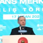 Turkey's Erdogan opens half-empty financial hub in Istanbul ahead of polls 