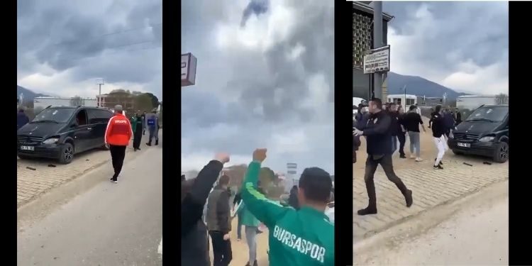 Racist attacks continue as Bursaspor fans target car with Diyarbakır plates 77