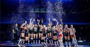 Turkey's national women's volleyball team wins Nations League Championship
