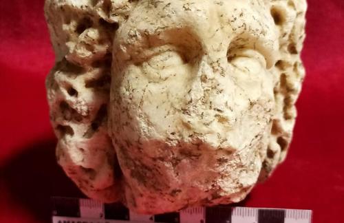 Ancient "Alexander the Great" statue head unearthed in northern Turkey