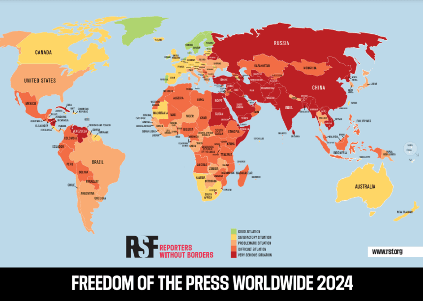 RSF ranks Turkey 158th in new press freedom index, underreports number of jailed journalists 1